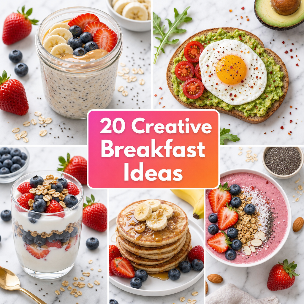 20 Creative Breakfast Ideas – to Start Your Day Right