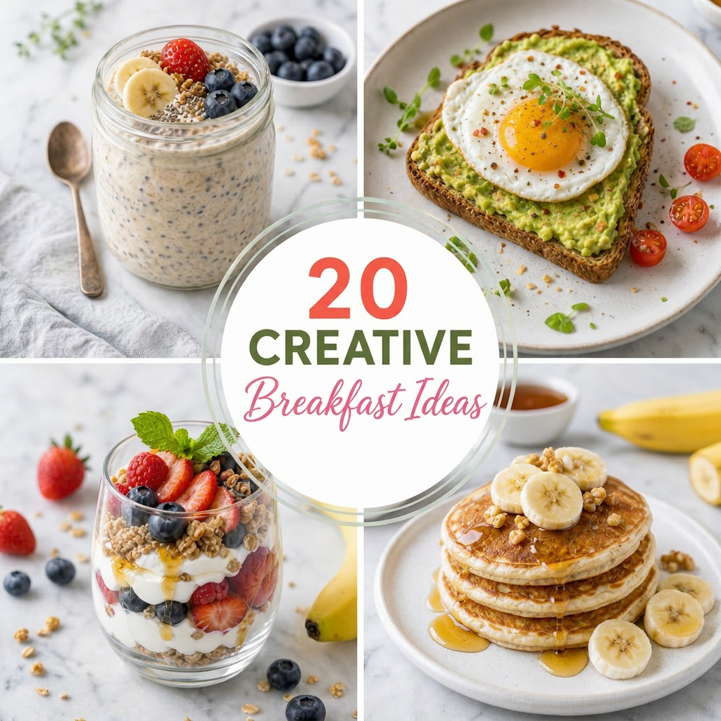 20 Creative Breakfast Ideas – to Start Your Day Right