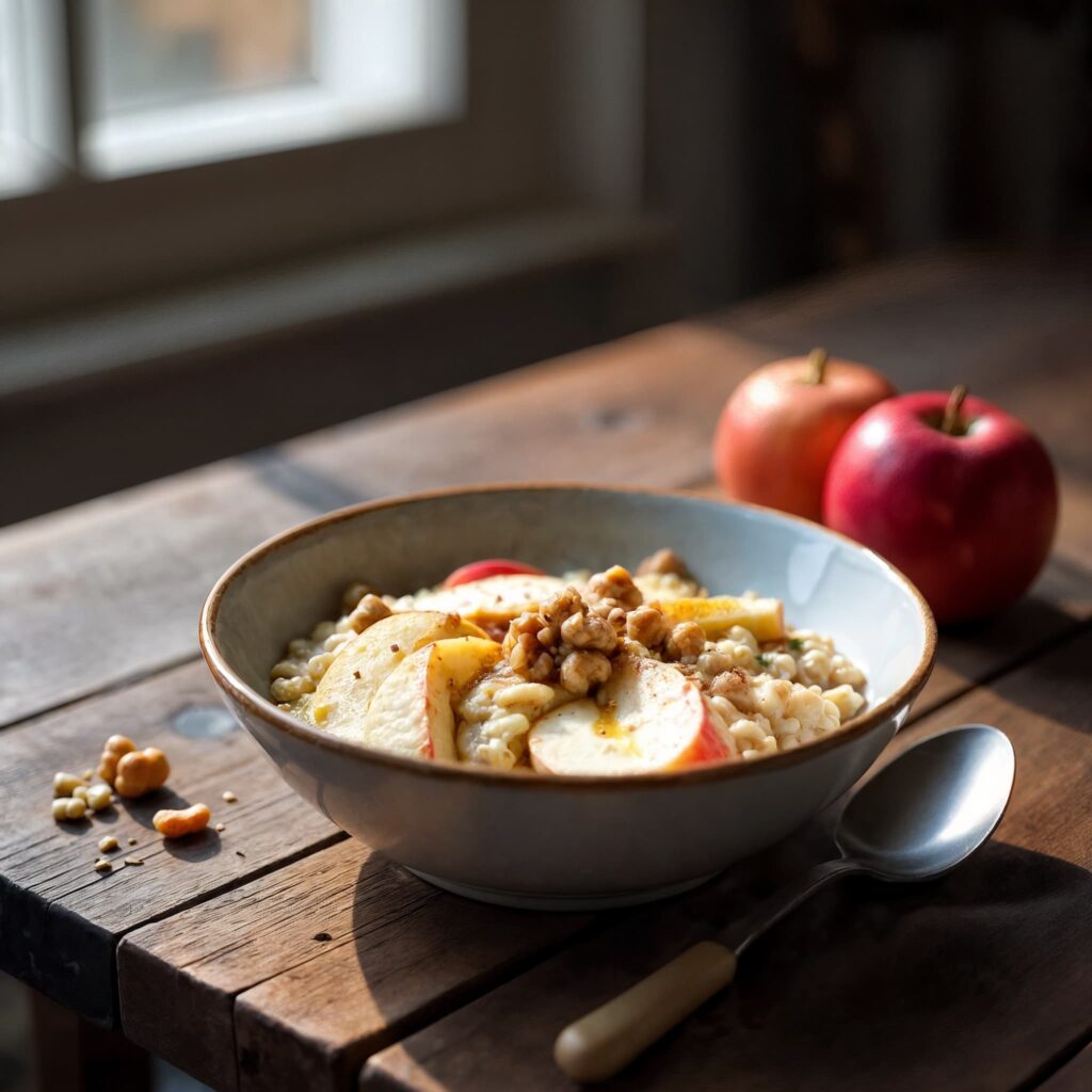 Apple Cinnamon Porridge.10