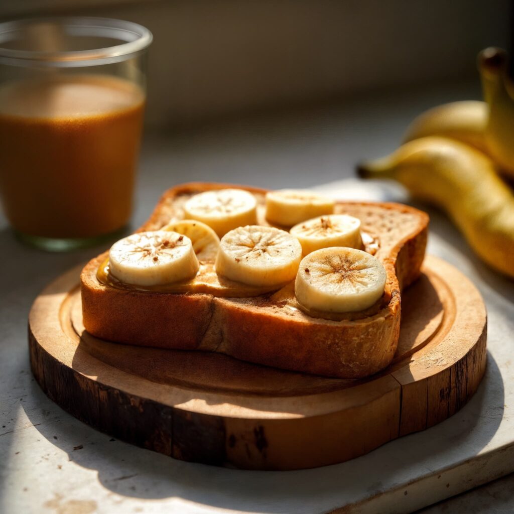 Peanut Butter & Banana Toast.9