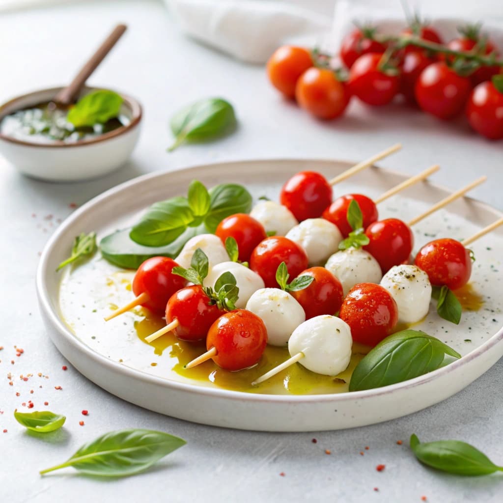 Mini Caprese Skewers