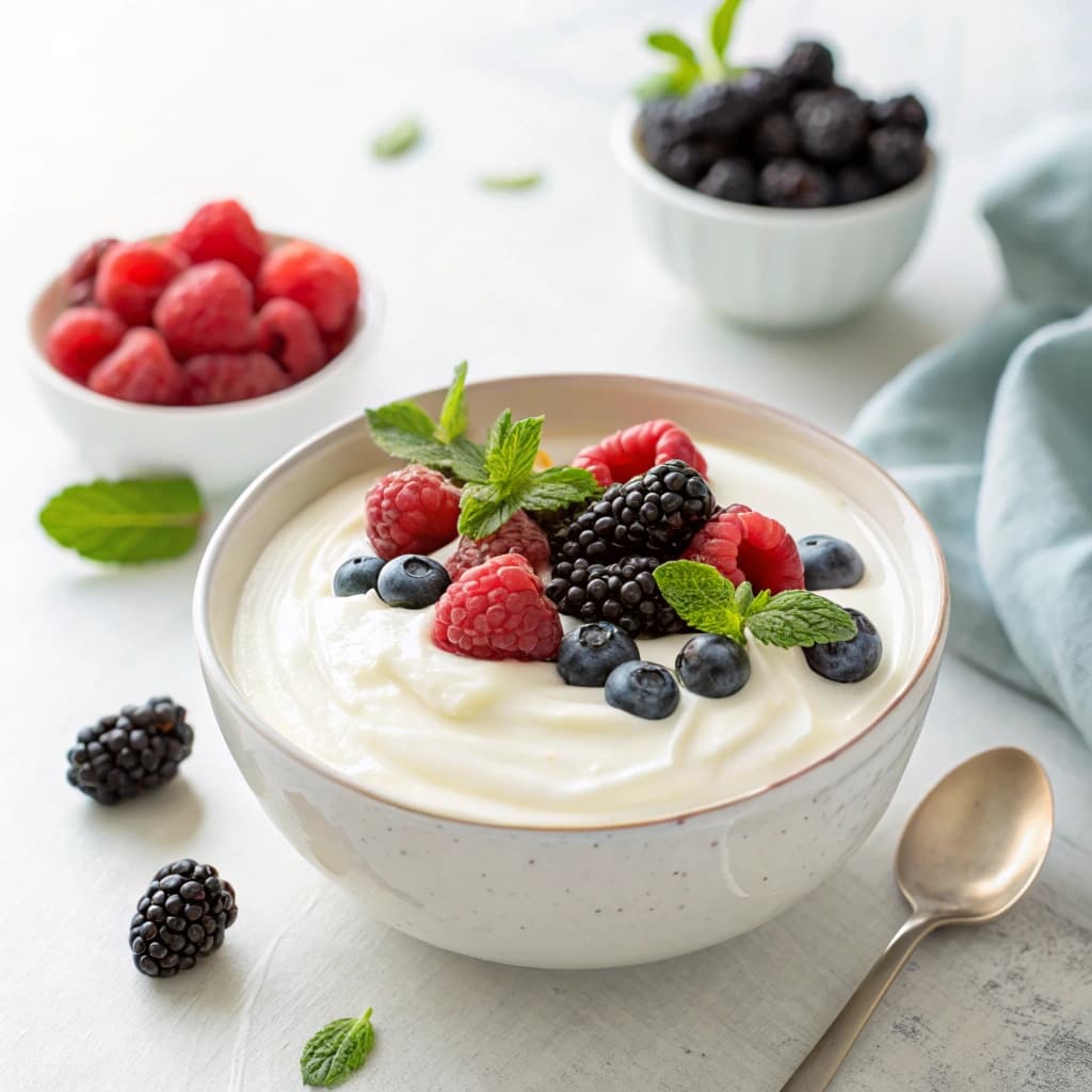 Keto Yogurt with Berries