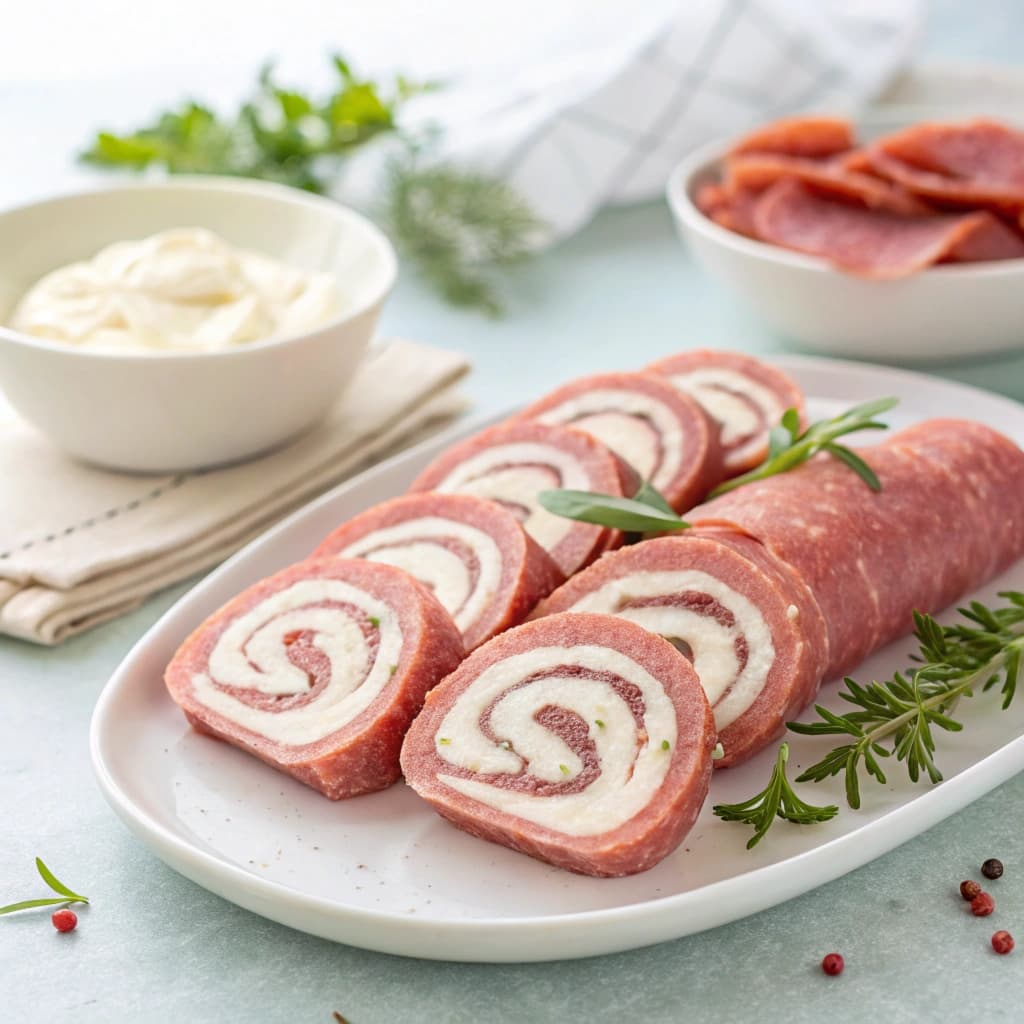 Salami & Cream Cheese Roll-Ups