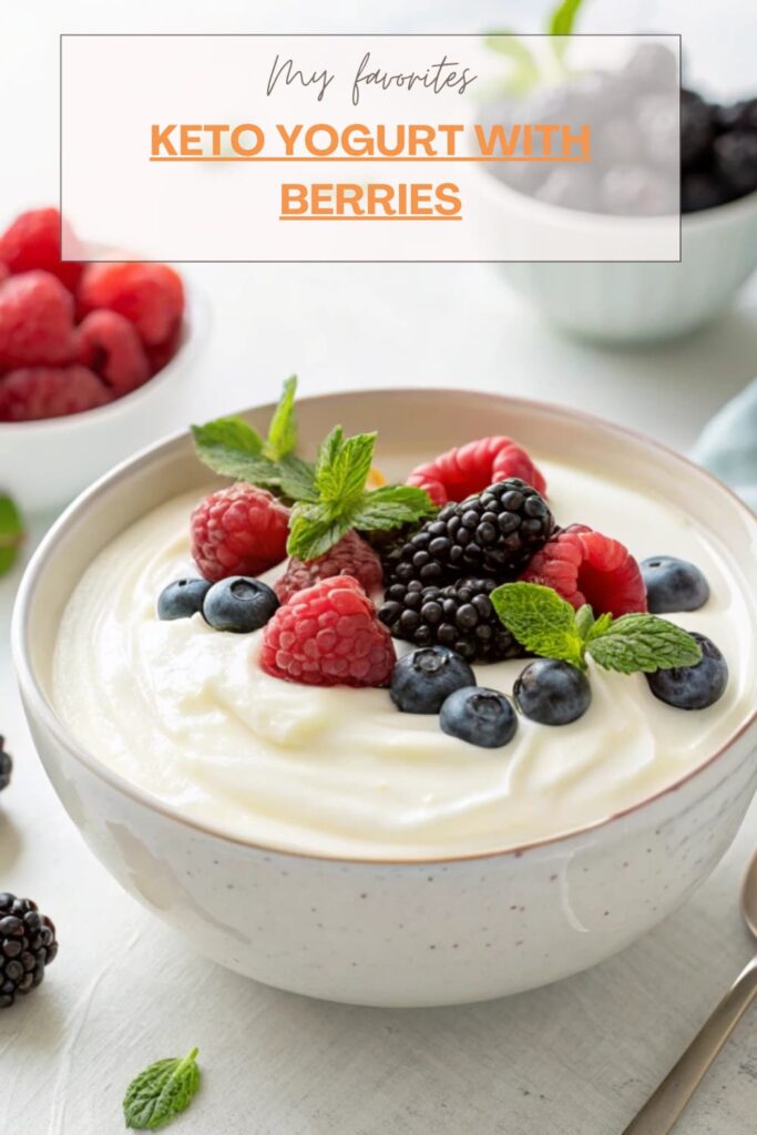 Keto Yogurt with Berries (1)