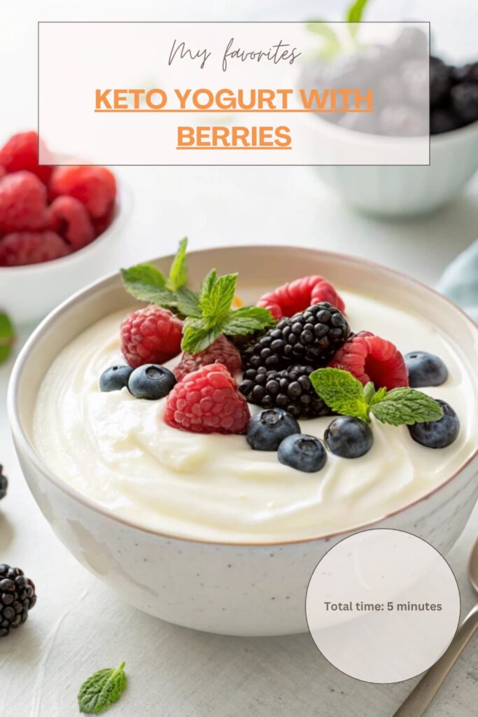 Keto Yogurt with Berries (2)