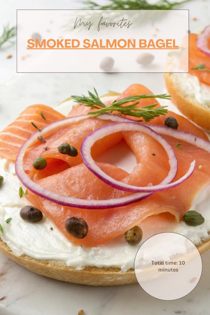 Smoked Salmon Bagel (2)