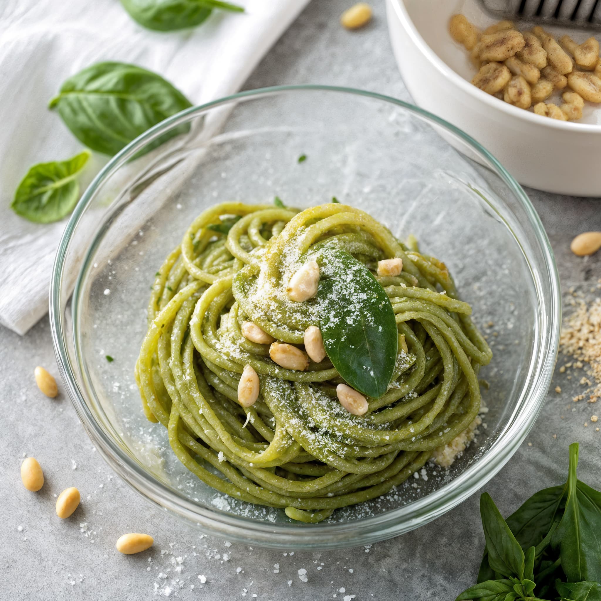 Linguine with Pesto Genovese