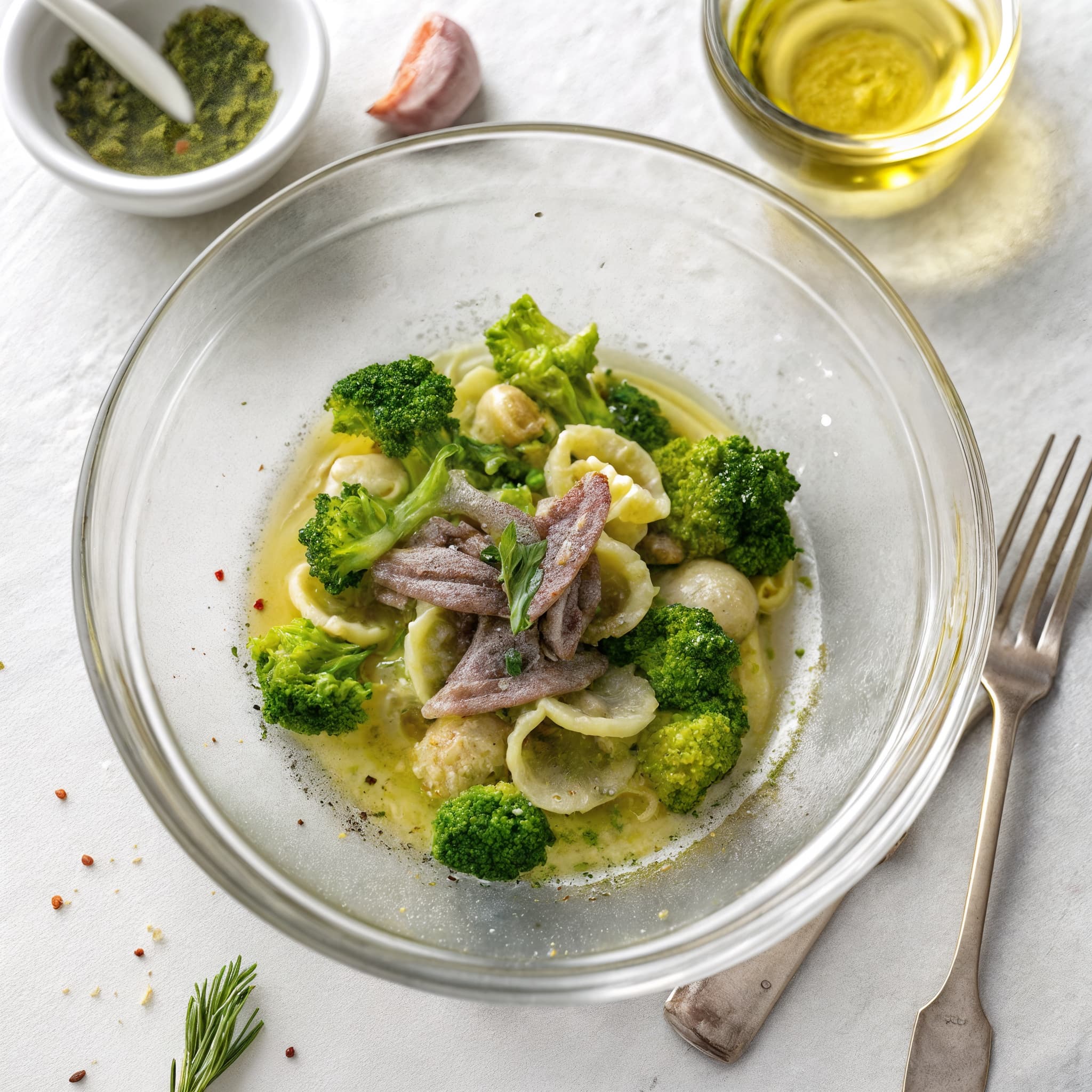 Orecchiette with Broccoli & Anchovies