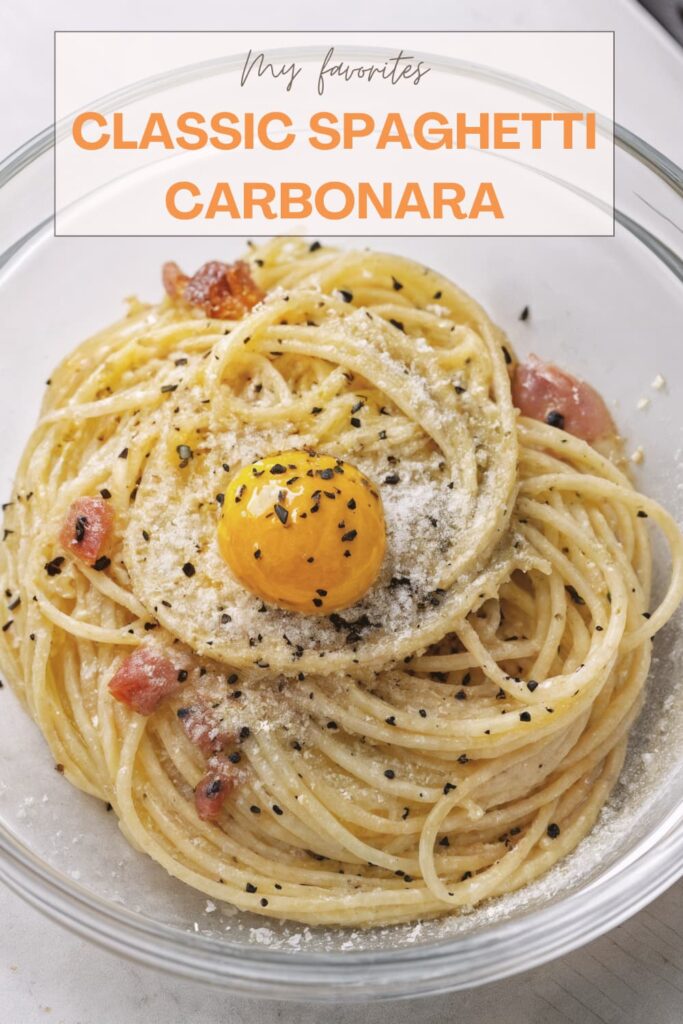 Classic Spaghetti Carbonara Classic Spaghetti Carbonara