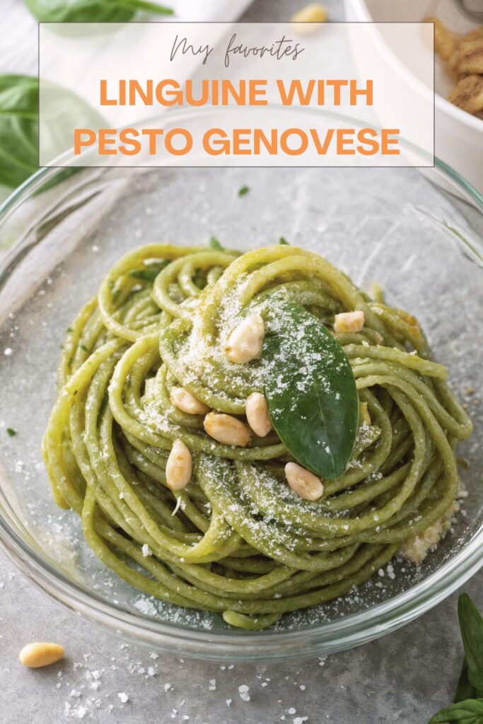 Linguine with Pesto Genovese Linguine with Pesto Genovese