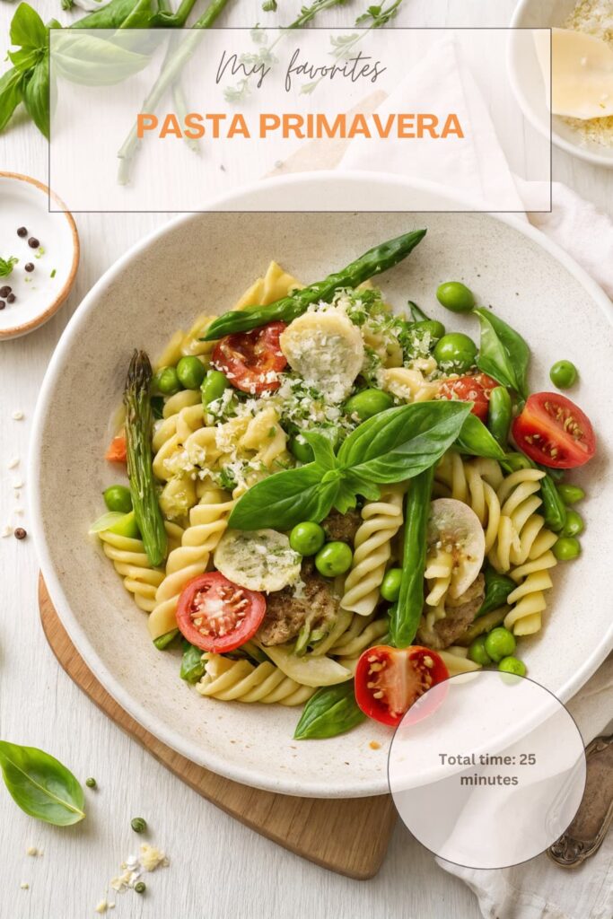 Pasta Primavera Pasta Primavera