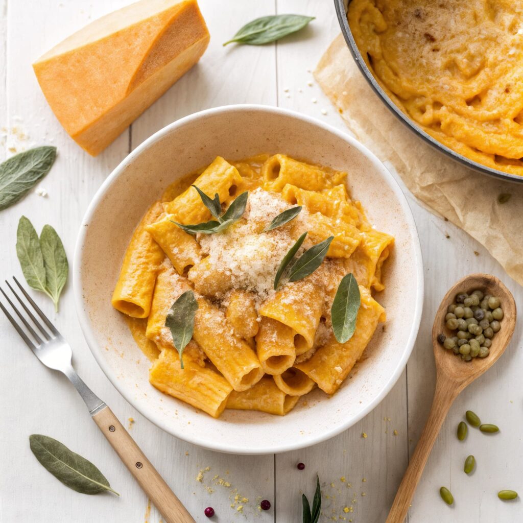 Creamy Pumpkin-Sage Pasta