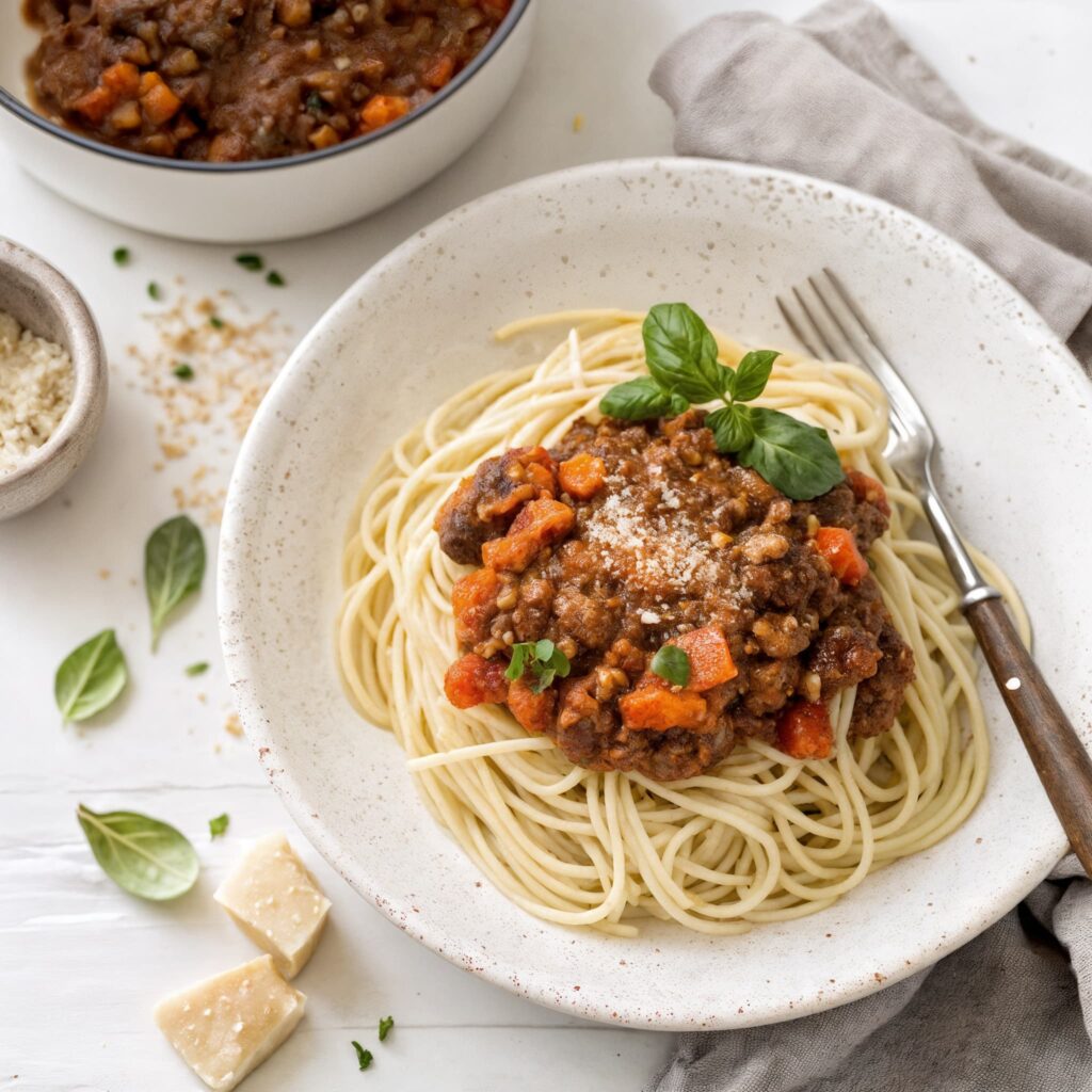 Weeknight Veggie “Bolo”