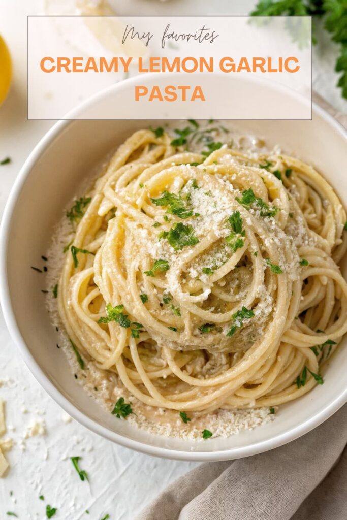 Creamy Lemon Garlic Pasta