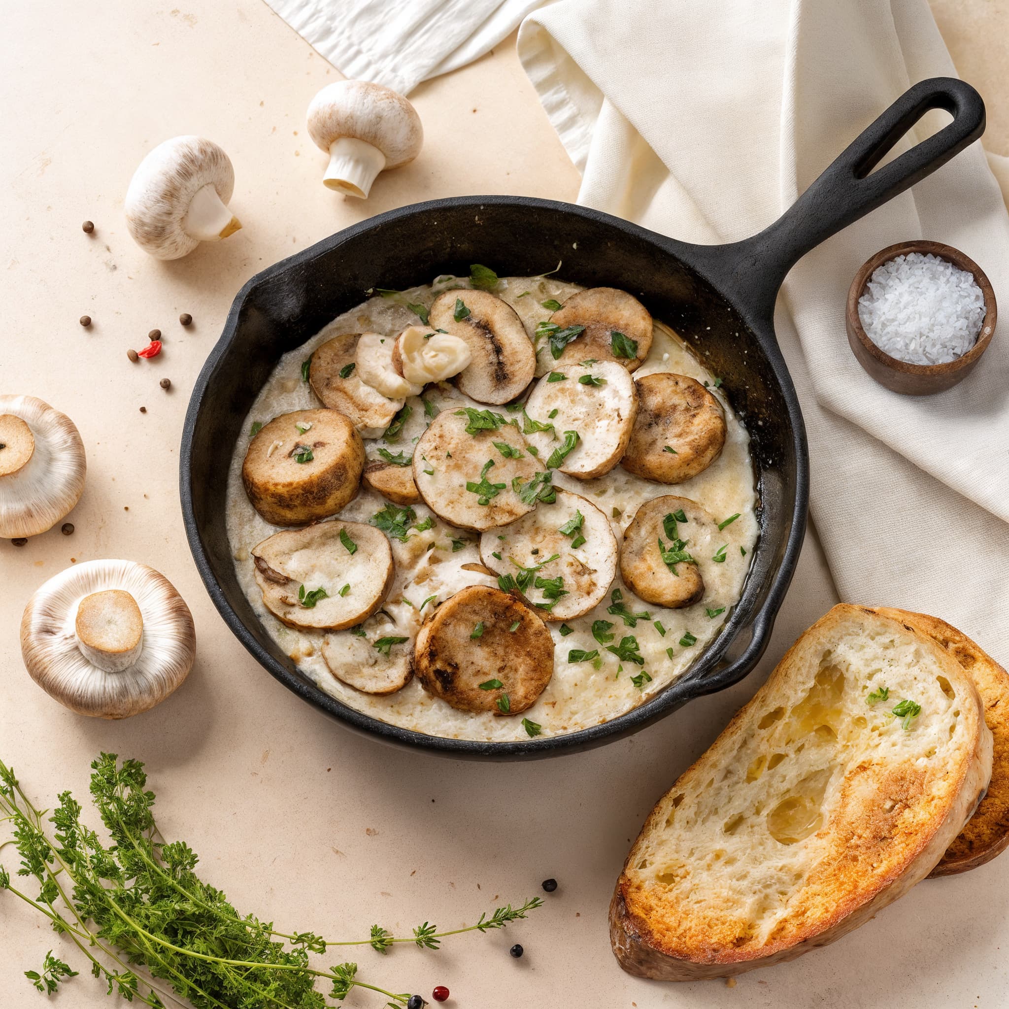 Creamy Mushroom Skillet
