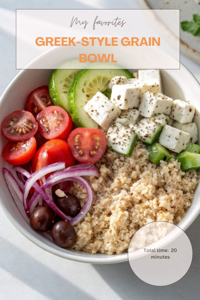 Greek-Style Grain Bowl Greek-Style Grain Bowl