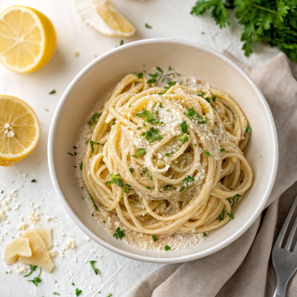 Creamy Lemon Garlic Pasta Creamy Lemon Garlic Pasta