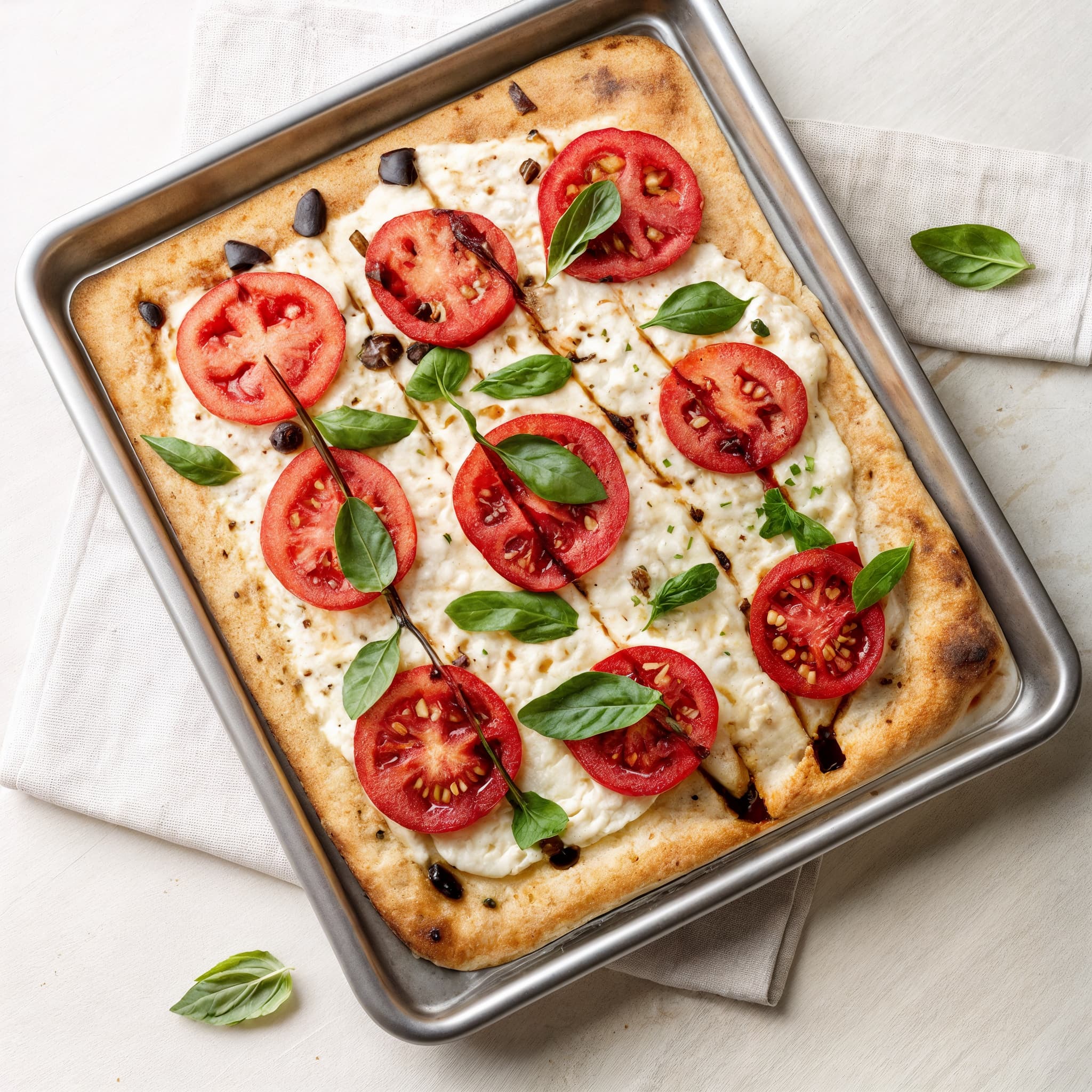 Caprese Sheet-Pan Pizza