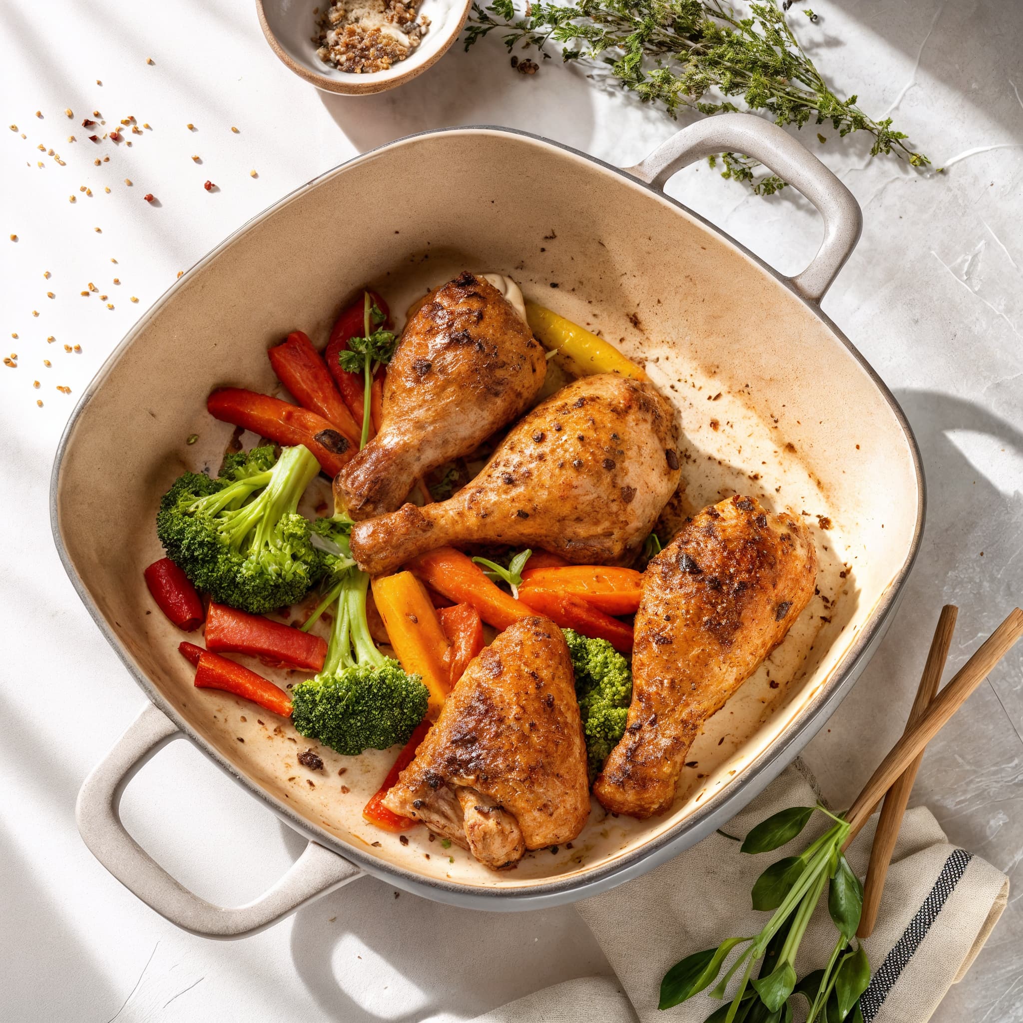 One-Pan Chicken and Veggies