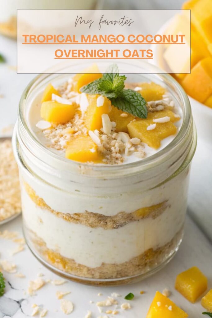 Tropical Mango Coconut Overnight Oats (1)