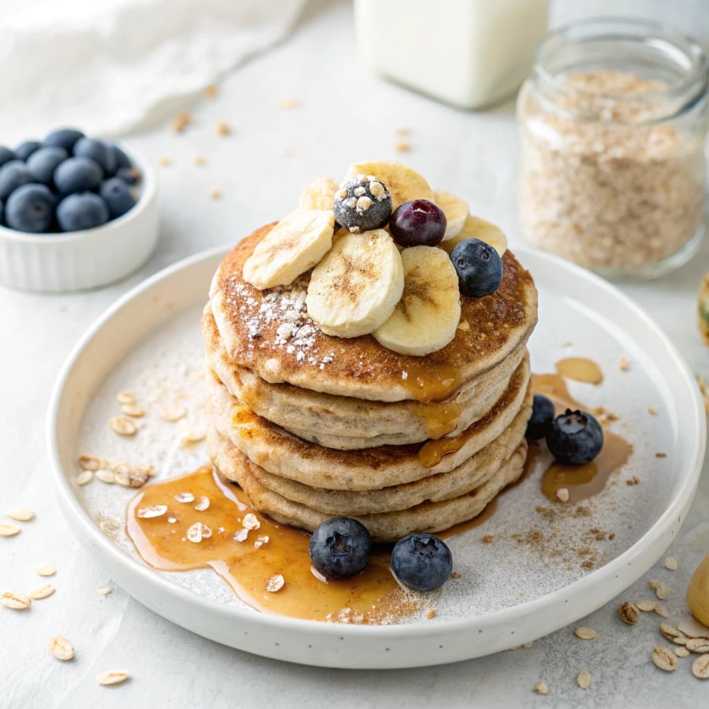 3. Banana Oat Pancakes