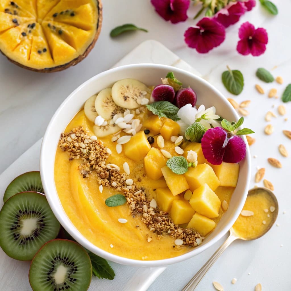 5. Tropical Mango Smoothie Bowl