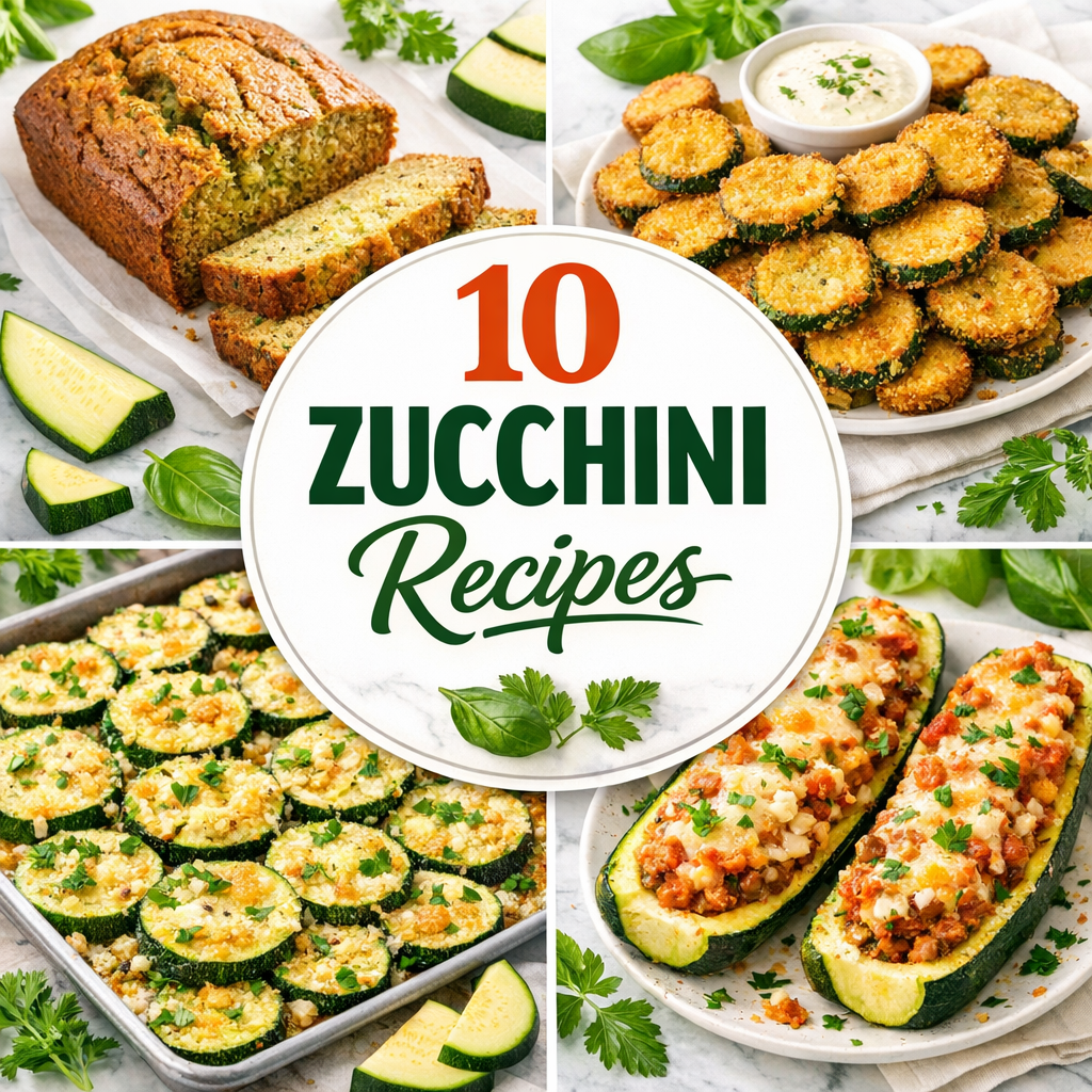10 Zucchini Recipes