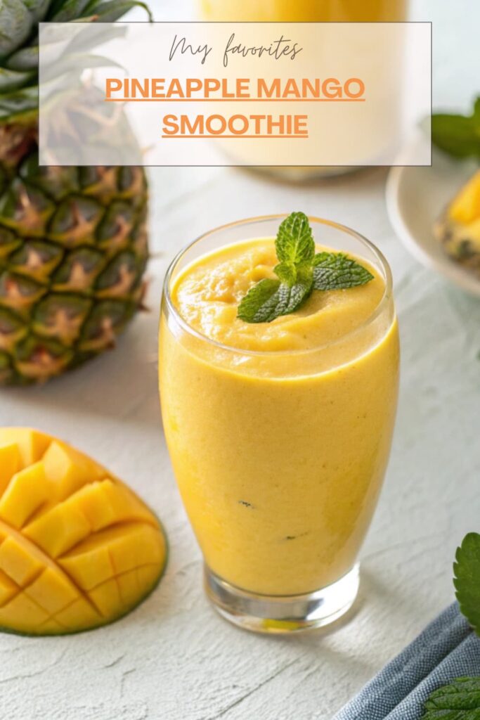 Pineapple Mango Smoothie (1)