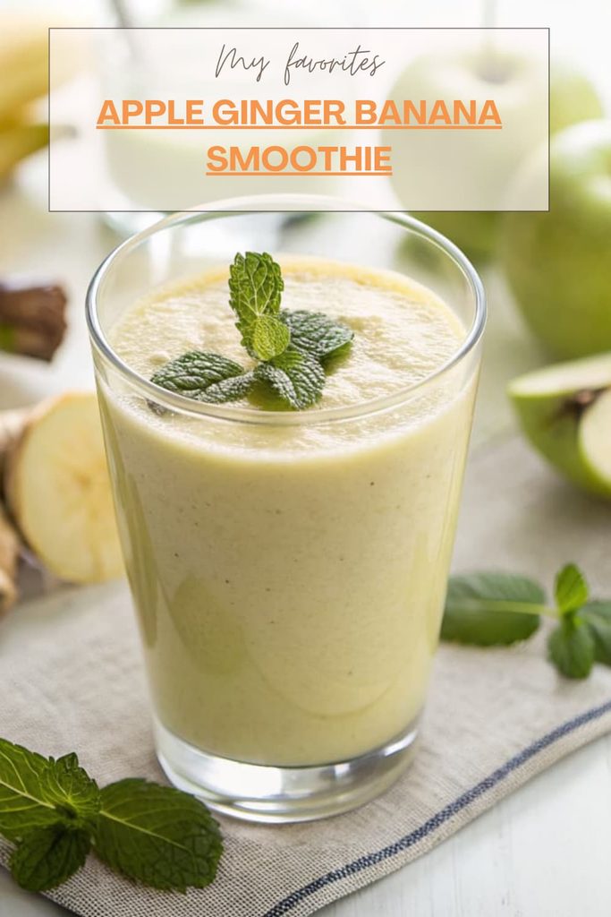 Apple Ginger Banana Smoothie (1)