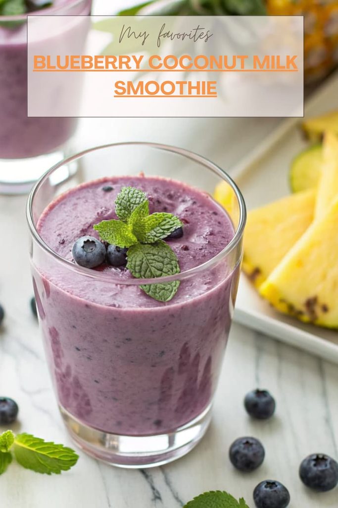 Blueberry Pineapple Smoothie (1)
