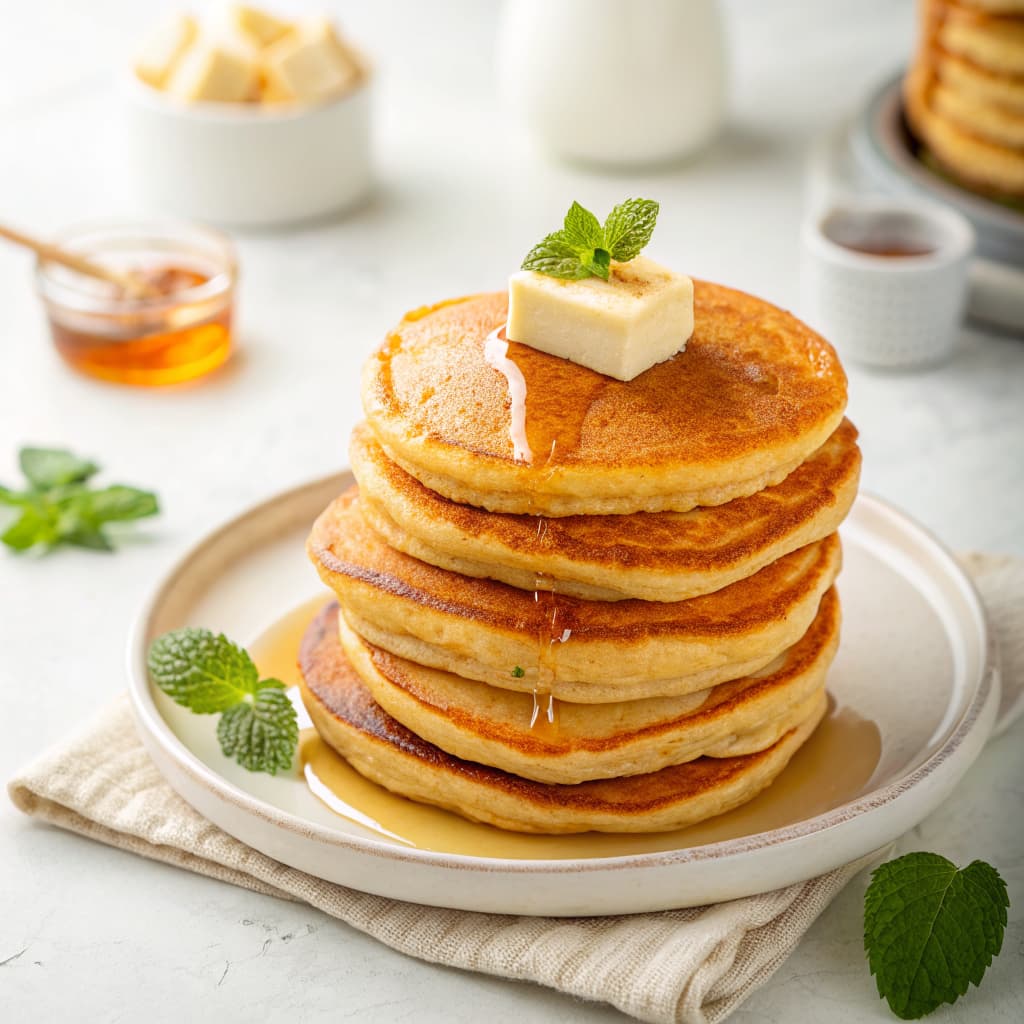 3. Easy 5-Ingredient Pumpkin Pancakes