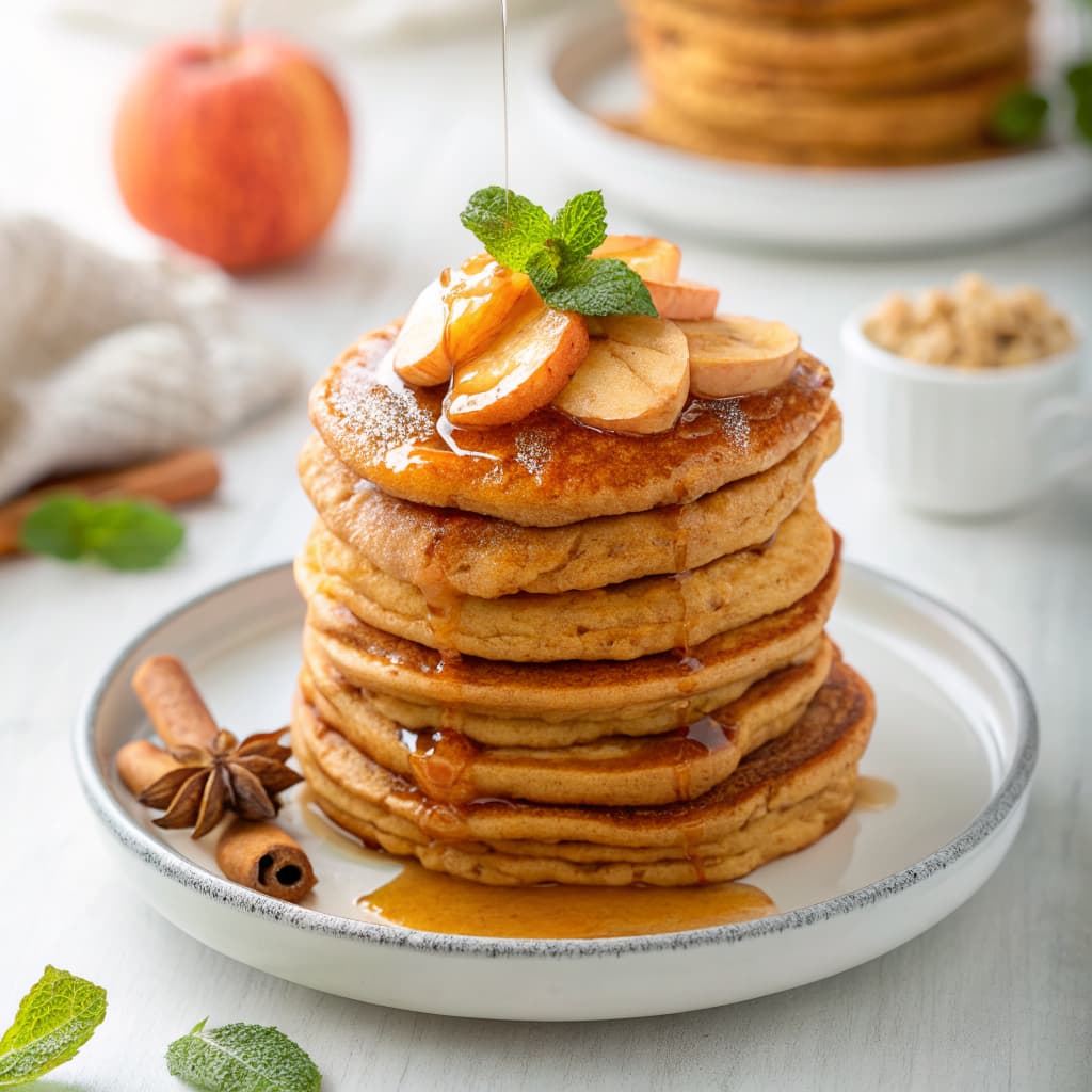 7. Apple Pumpkin Pancakes
