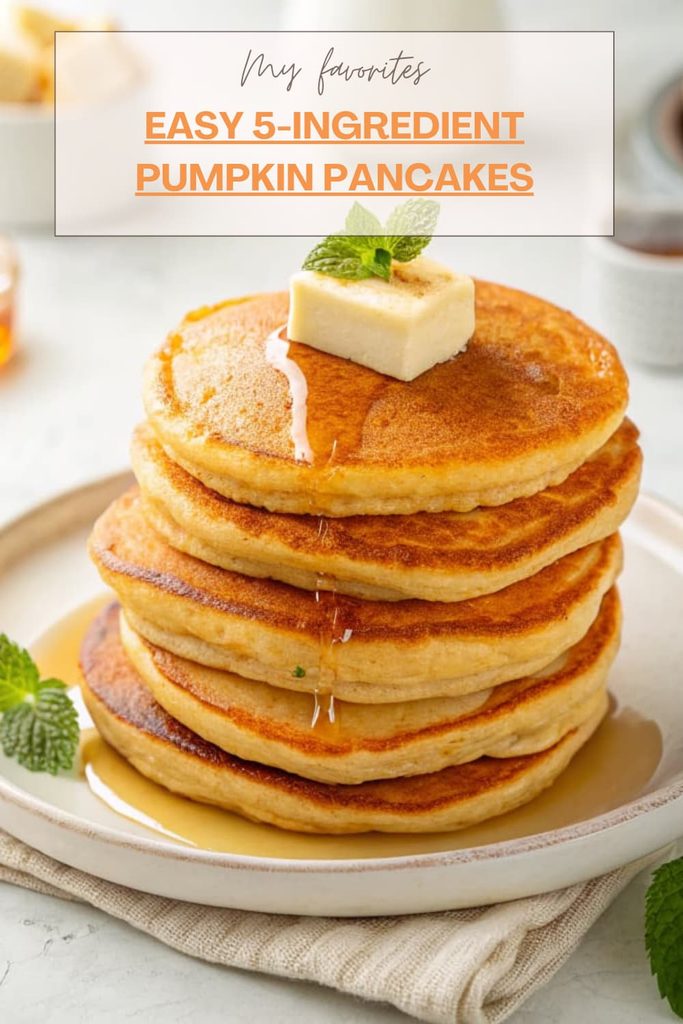 Easy 5-Ingredient Pumpkin Pancakes (1)