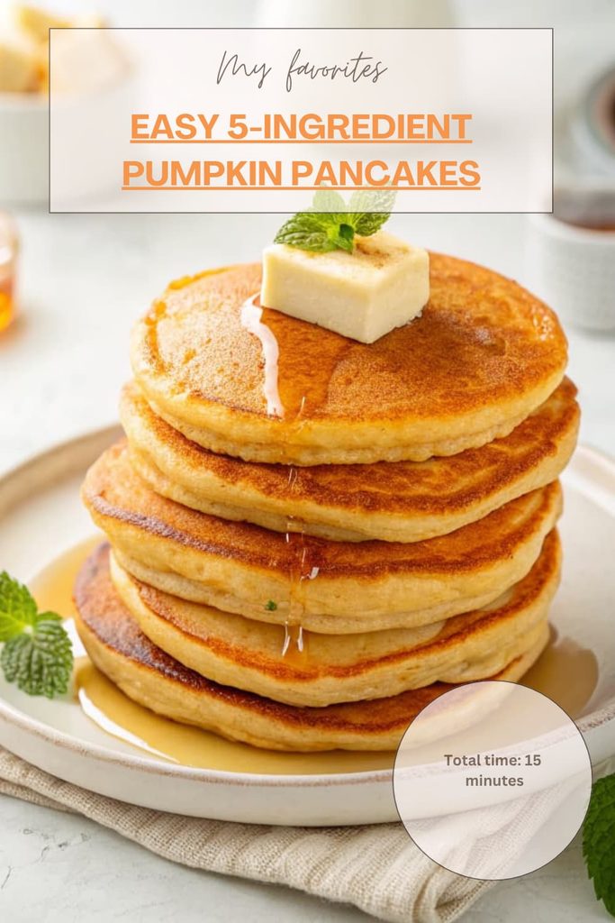Easy 5-Ingredient Pumpkin Pancakes (2)